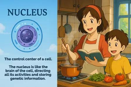 nucleus cell Simple Definition