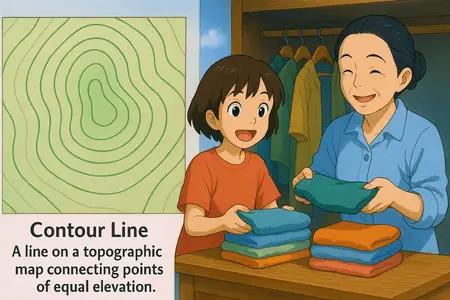 contour line Simple Definition