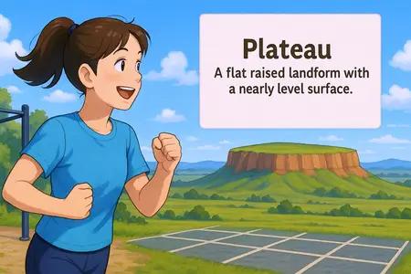plateau Simple Definition