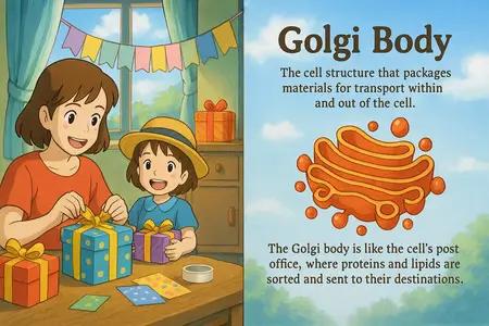 golgi body Simple Definition