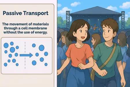 passive transport Simple Definition