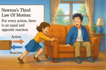 Newtons third law of motion Simple Definition