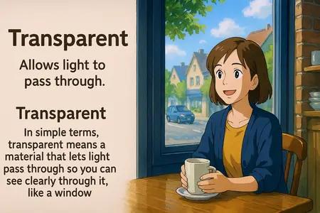 transparent Simple Definition