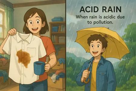acid rain Simple Definition