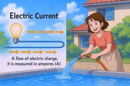 electric current Simple Definition