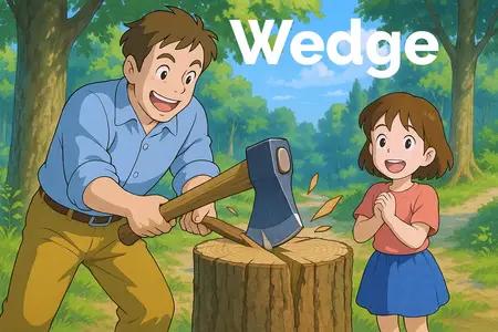 wedge Simple Definition