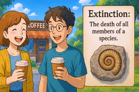 Watch extinction Simple Definition
