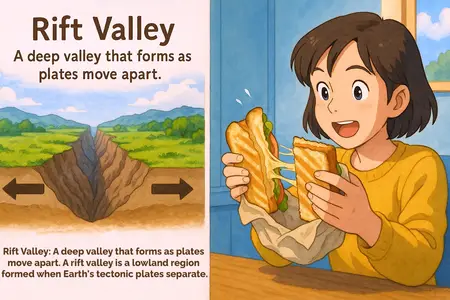 rift valley Simple Definition