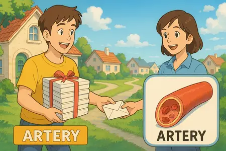 Watch artery Simple Definition