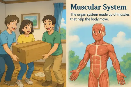 Watch muscular system Simple Definition