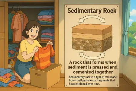 Watch sedimentary rock Simple Definition