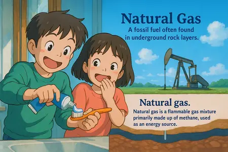 Watch natural gas Simple Definition