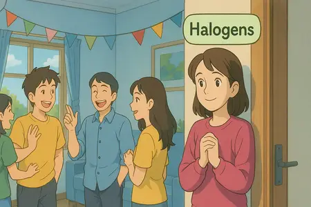 Watch halogen Simple Definition