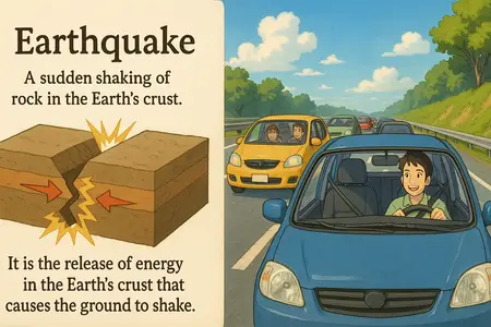 Watch earthquake Simple Definition