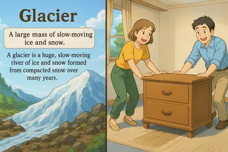 Watch glacier Simple Definition