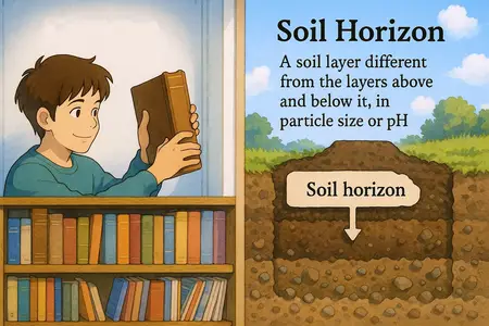 Watch soil horizon Simple Definition