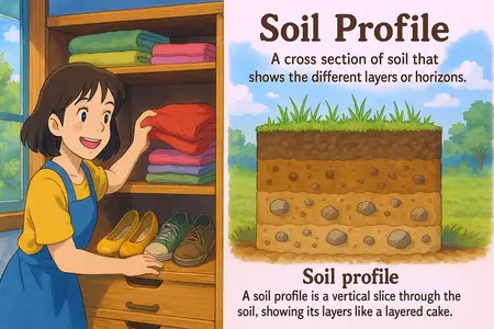Watch soil profile Simple Definition