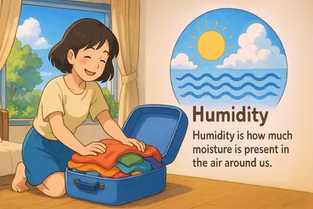Watch humidity Simple Definition