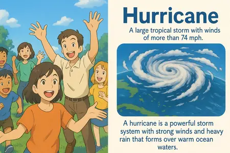 Watch hurricane Simple Definition