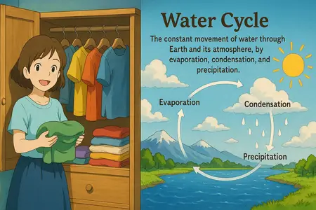 Watch water cycle Simple Definition