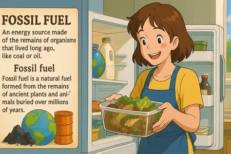 Watch fossil fuel Simple Definition