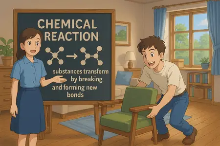 Watch chemical reaction Simple Definition