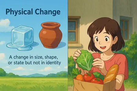 Watch physical change Simple Definition