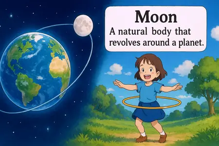Watch moon Simple Definition