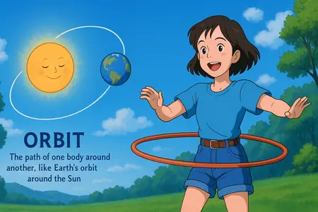 Watch orbit Simple Definition