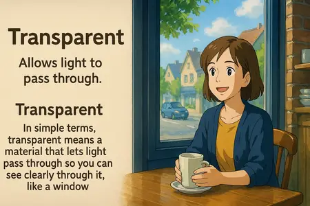 Watch transparent Simple Definition