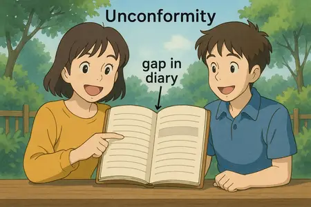 Watch unconformity Simple Definition