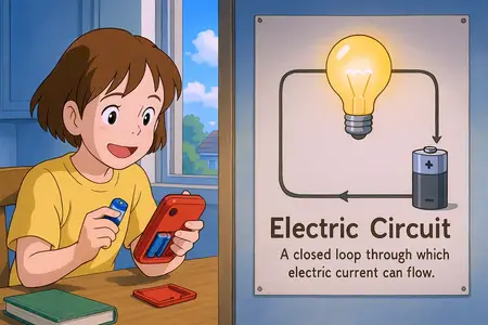 Watch electric circuit Simple Definition