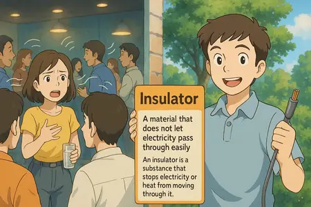 Watch insulator Simple Definition