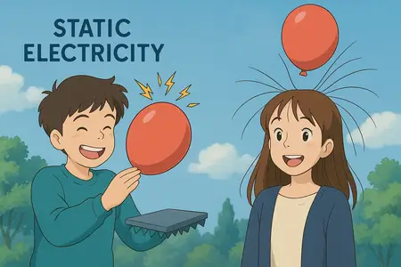 Watch static electricity Simple Definition