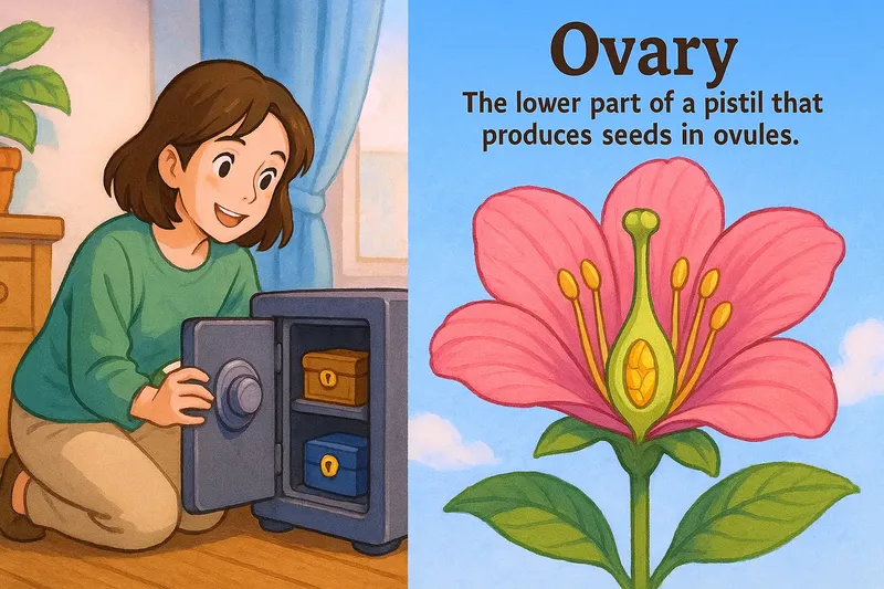 Ovary Flower Simple Definition