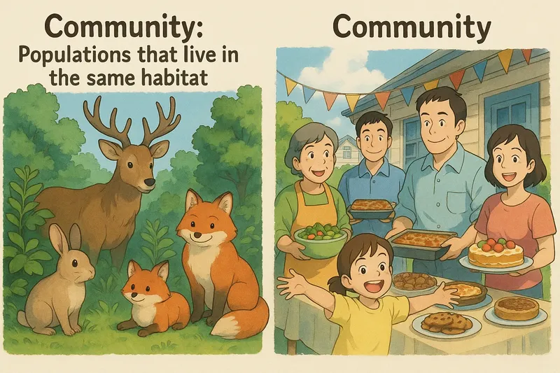 Community Simple Definition