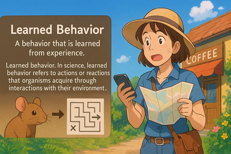 Learned Behavior Simple Definition