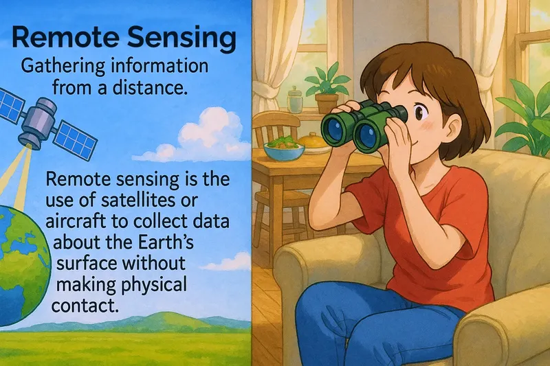 Remote Sensing Simple Definition