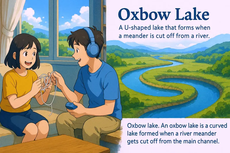 Oxbow Lake Simple Definition Oxbow Lake Simple Definition