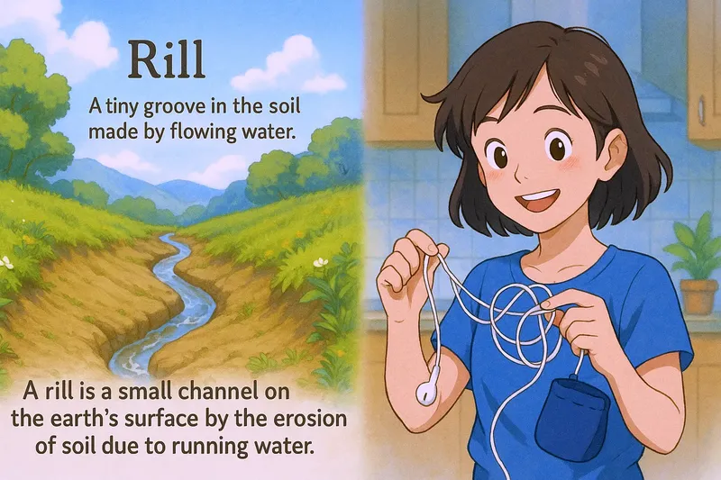 Rill Simple Definition Rill Simple Definition