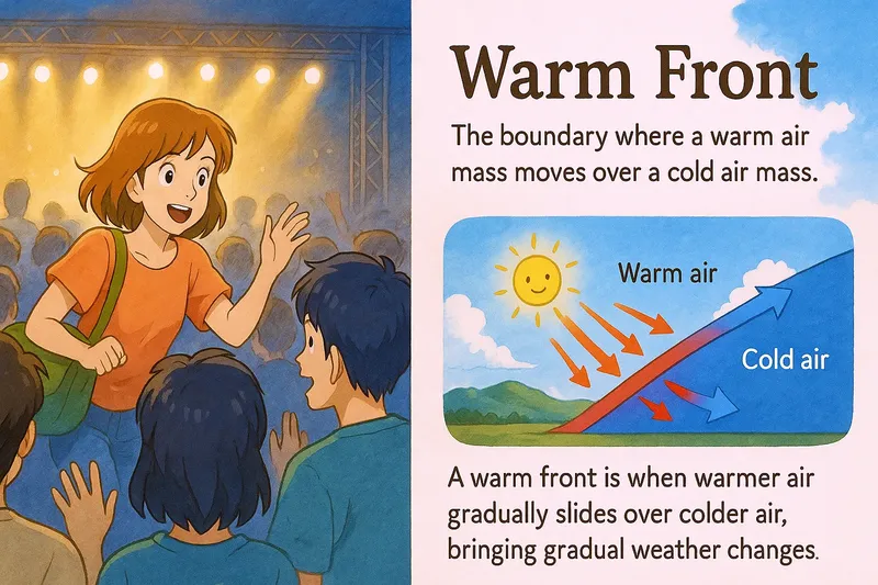 Warm Front Simple Definition