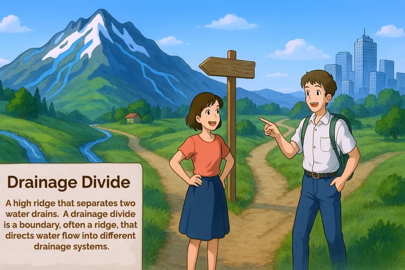Drainage Divide Simple Definition Drainage Divide Simple Definition