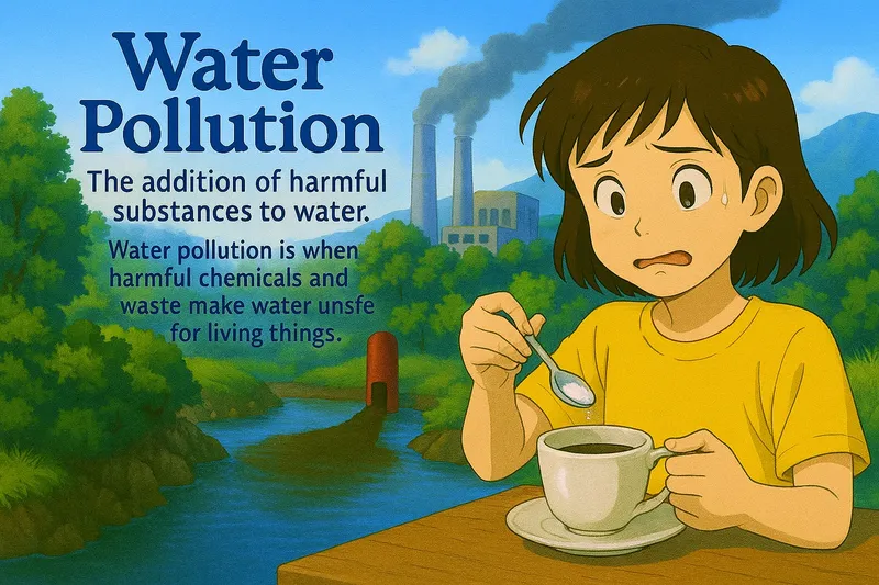 Water Pollution Simple Definition Water Pollution Simple Definition