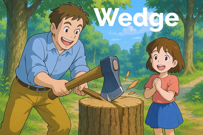 Wedge Simple Definition