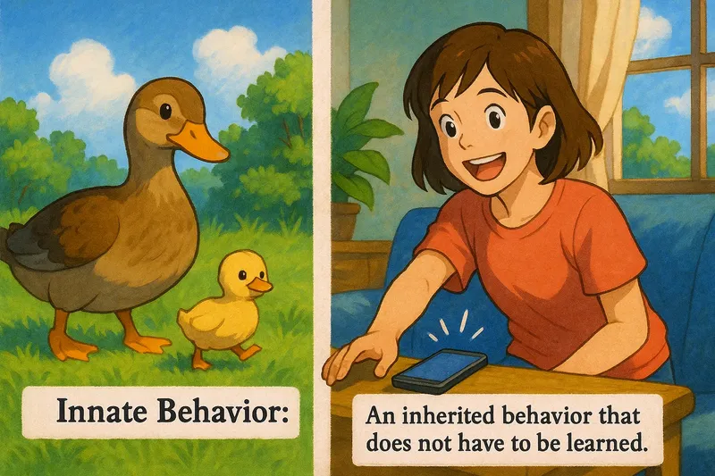 Innate Behavior Simple Definition Innate Behavior Simple Definition