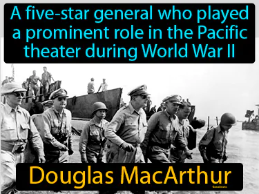 A five-star general who played a prominent role in the Pacific theater during World War II