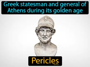 Greek statesman and general of Athens during its golden age