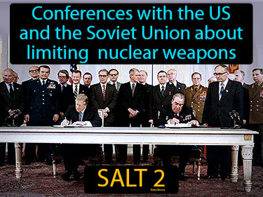 conferences with the US and the Soviet Union about limiting nuclear weapons