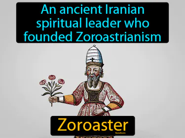An ancient Iranian spiritual leader who founded Zoroastrianism
