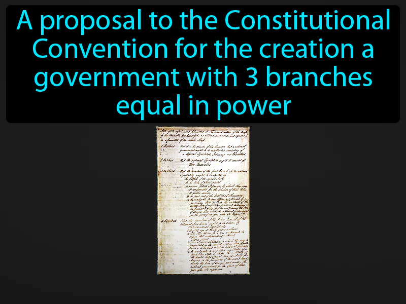 Virginia Plan Definition Virginia Plan Definition
